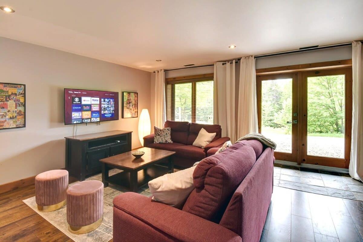 Chic Familiale, Relaxant Avec Spa En Montagnes Labelle Exteriér fotografie